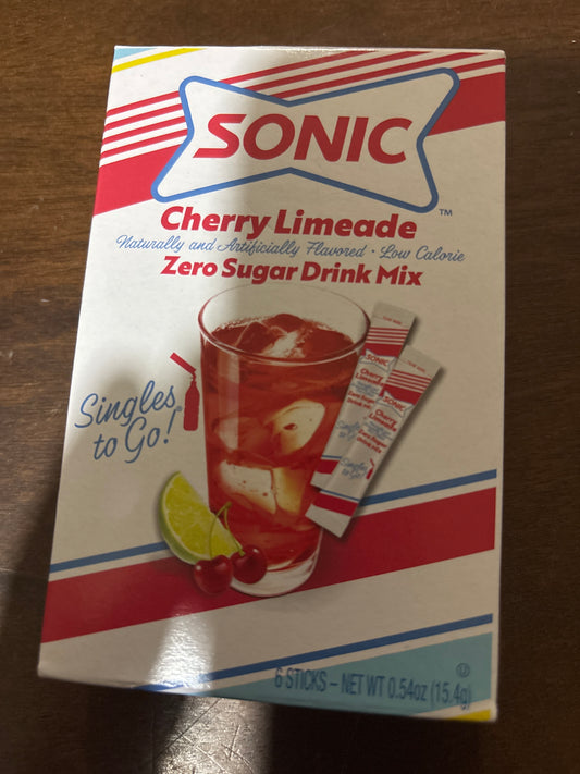 Sonic Cherry Limeade Zero Sugar Drink Mix
