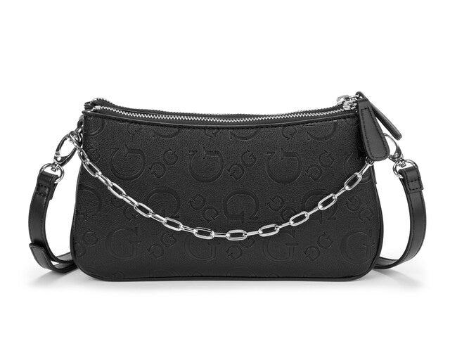 Shoulder Bag / Crossbody GUESS Negra con cadena