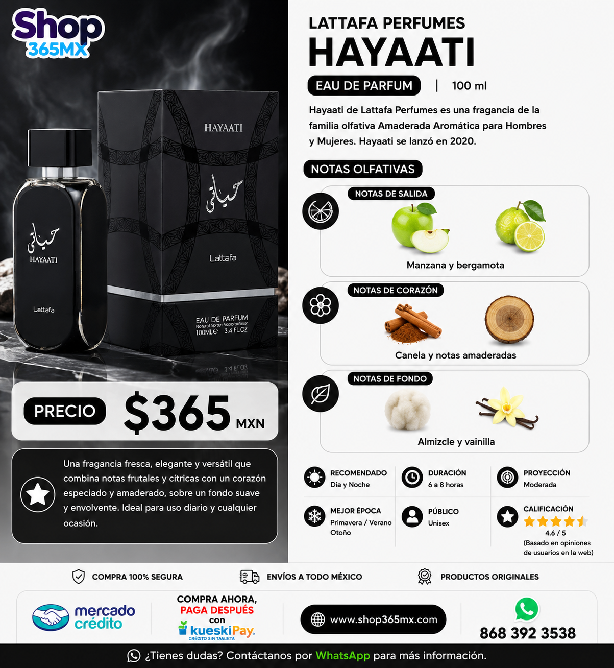 Lattafa Hayaati EDP H 100ML