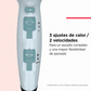Revlon Secador de Cabello Iónico con Potenciador de Volumen, 1875W, Azul Plateado