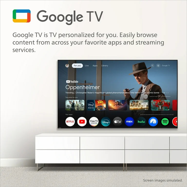 Philips Clase de 50" 4K Ultra HD (2160p) Google Smart LED TV (50PUL7552/F7)