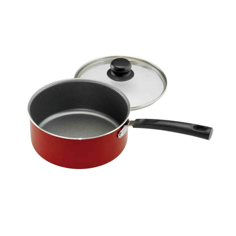 Juego de utensilios de cocina antiadherentes Tramontina Primaware de 18 piezas, rojo