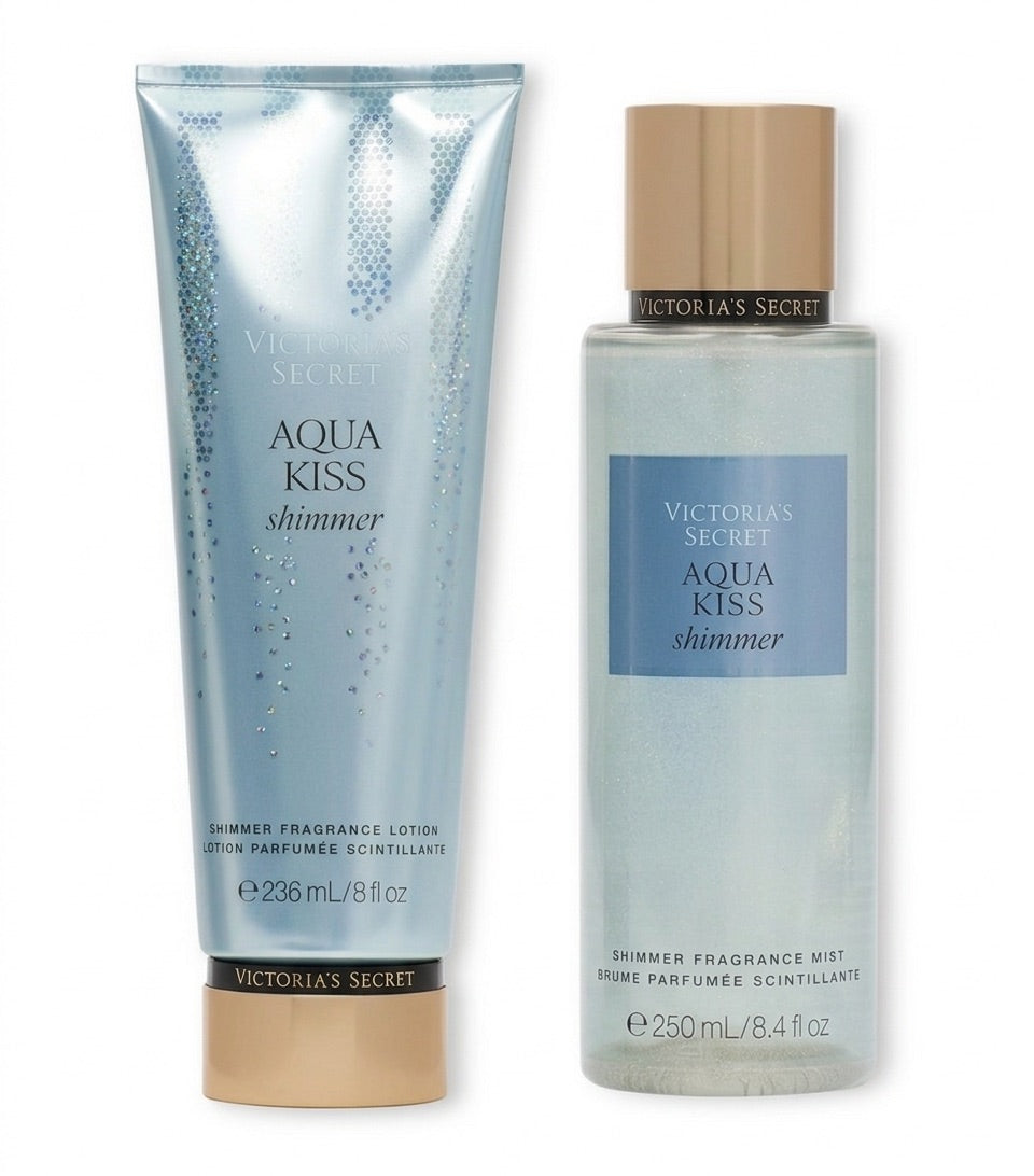 Set Victoria's Secret Shimmer: Aqua Kiss – Frescura Pura y Revitalizante