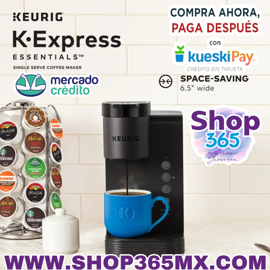 Keurig K-Express Essentials Cafetera de cápsulas K-Cup de una porción, color negro