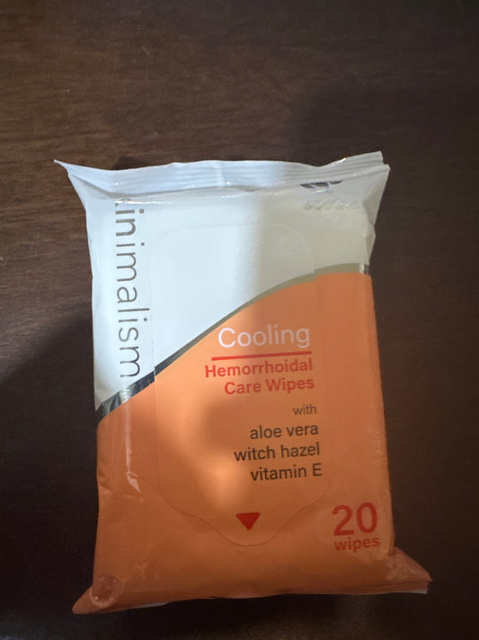 Skinimalism Cooling Hemorroidal Care Wipes 20 wipes