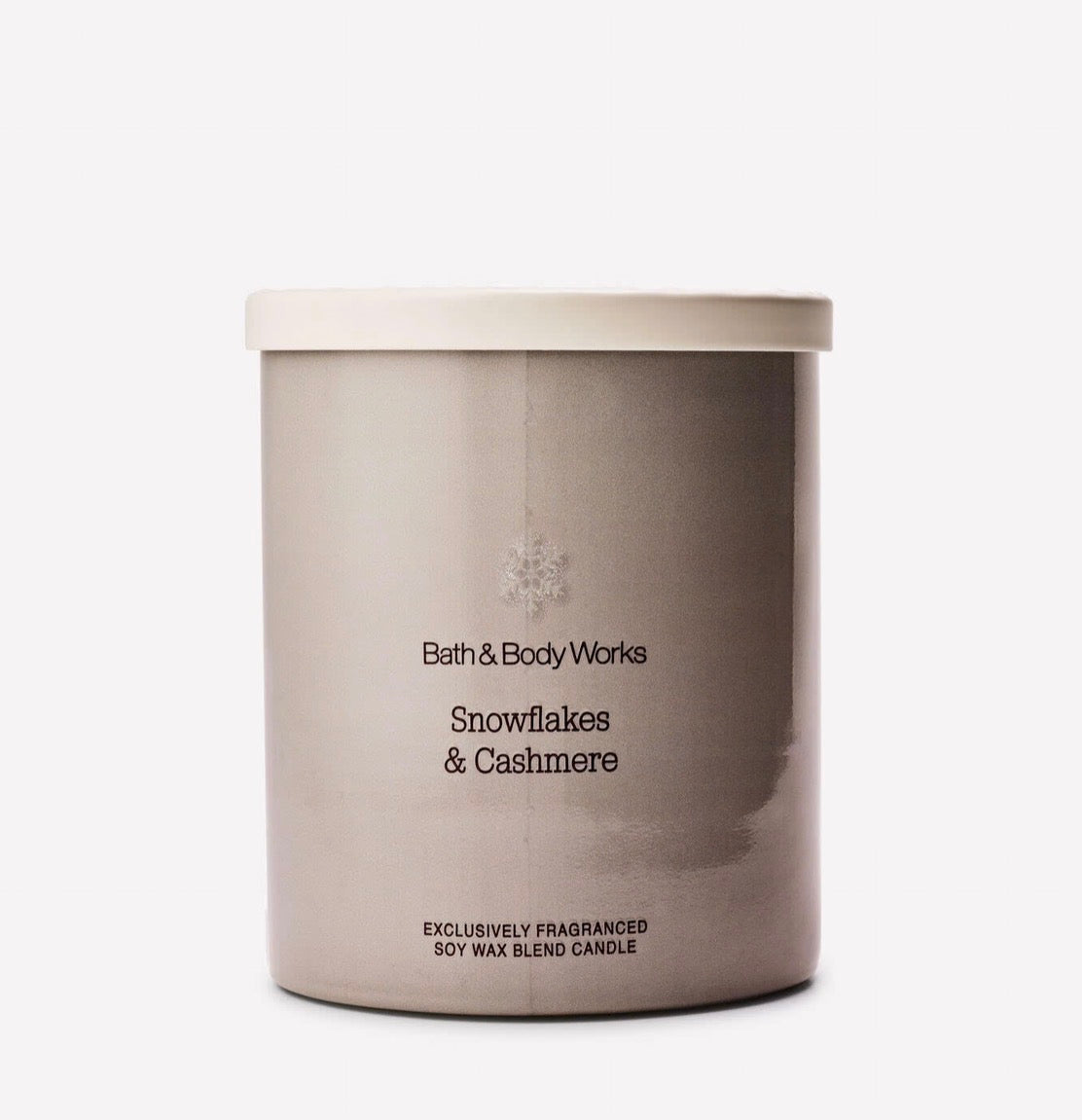 Bath & Body Works Snowflakes & Cashmere – Vela Aromática