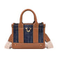 Minibolso Tote Crossbody True Religion de Mezclilla y Piel