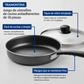 Juego de utensilios de cocina antiadherentes Tramontina Primaware de 18 piezas, negro