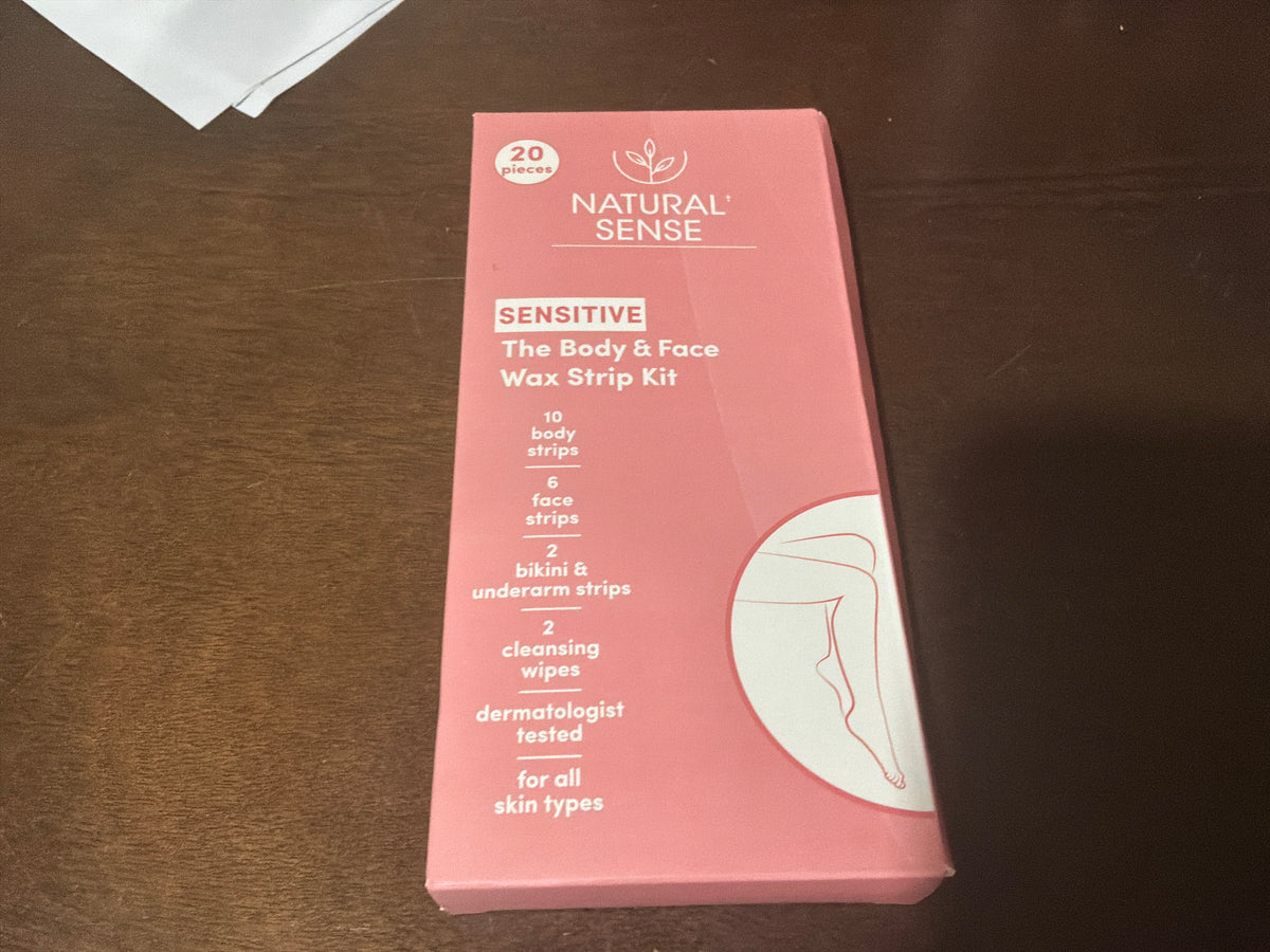 Natural Sense Sensitive The Body & Face Wax Strip Kit