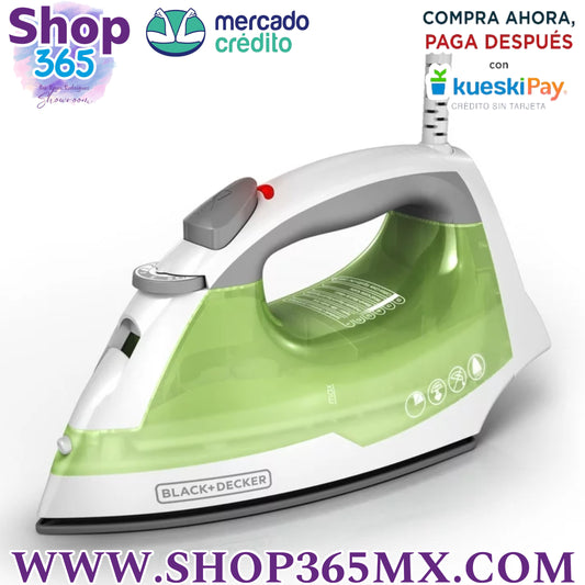 Black+Decker, Plancha Compacta Fácil Vapor, IR02V-T