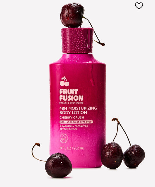 Bath & Body Works Fruit Fusion Cherry Crush Body Lotion 236 ml – Loción Corporal Hidratante 48H