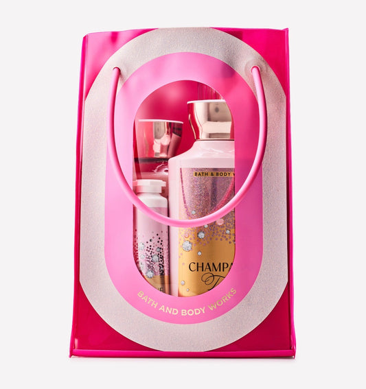 Set de Regalo Champagne Toast Bath & Body Works – 4 Piezas