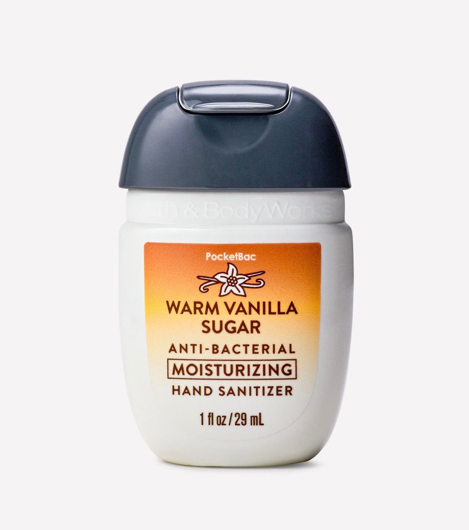Gel Antibacterial Warm Vanilla Sugar PocketBac Bath & Body Works 29 ml