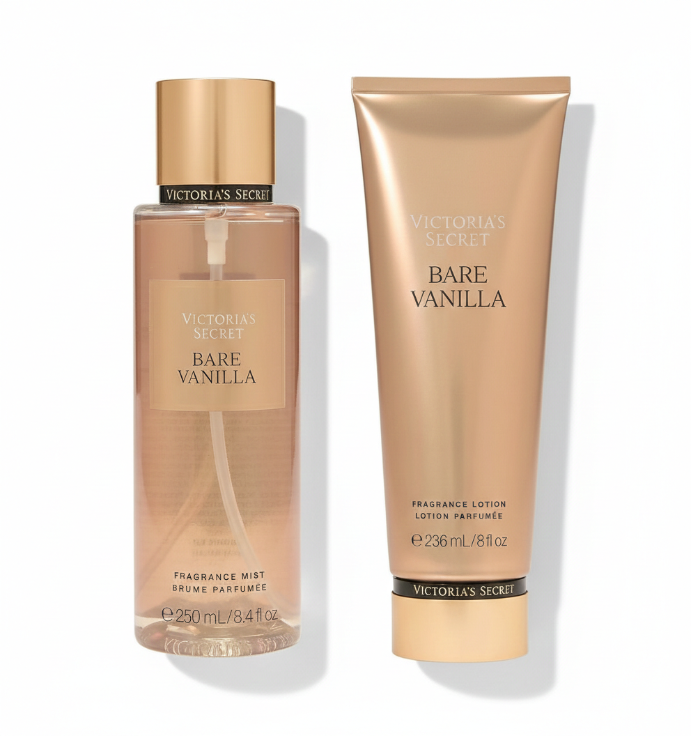 Dúo Victoria's Secret: Bare Vanilla – El Placer de la Vainilla en tu Piel