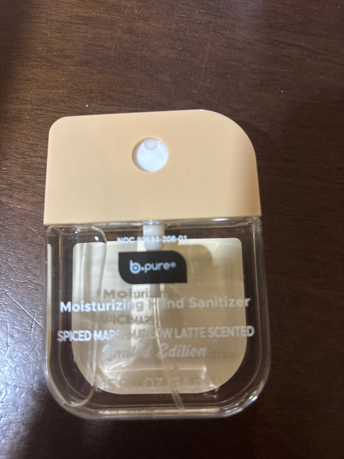 Bpure moisturizing Hand Sanitizer Spiced Marshmallow Latte Scented