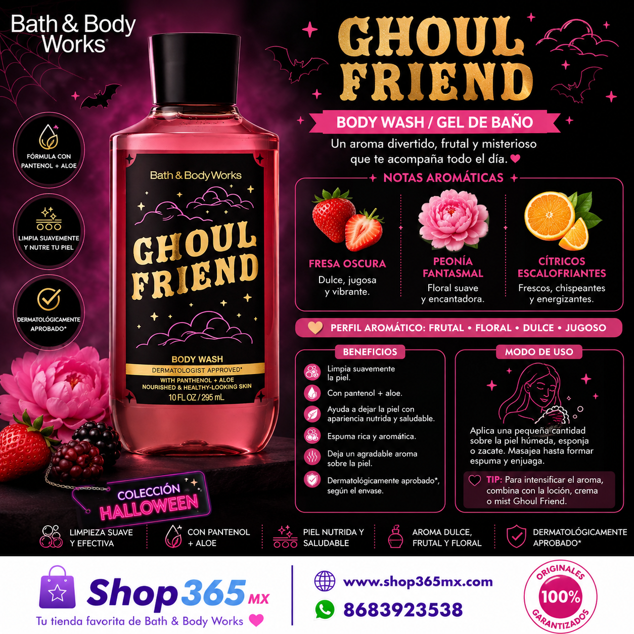 👻 Bath & Body Works Ghoul Friend Body Wash – 295 ml