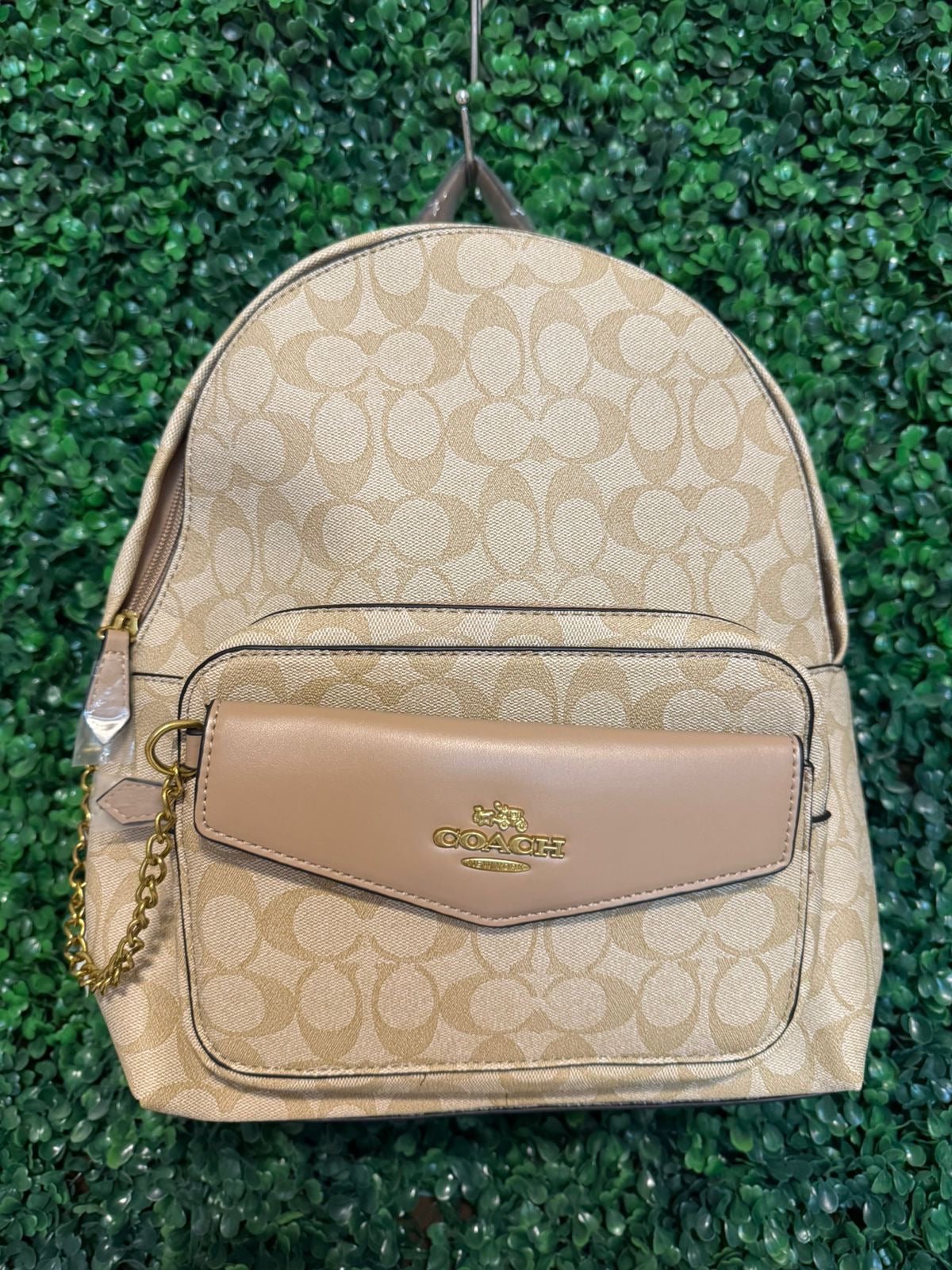 Mochila Coach Beige