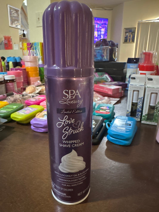 Spa Luxury whipped Shave Cream Love Struck