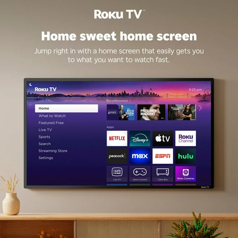 Hisense 58" Clase 4K UHD LED LCD Roku Smart TV HDR R6 Serie 58R6E3