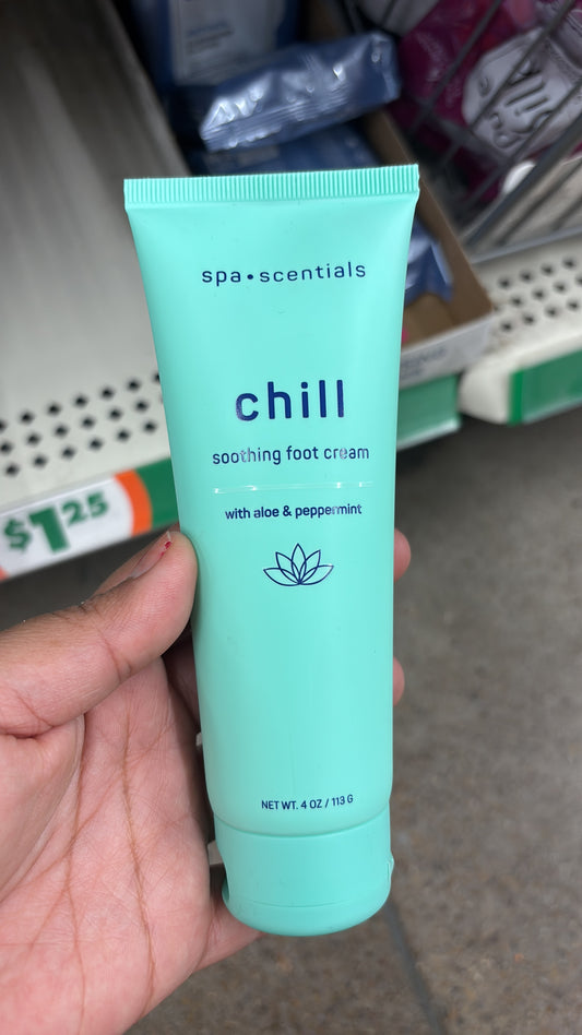 Chill soothing foot cream