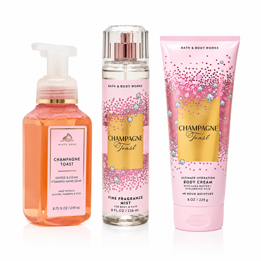 Champagne Toast Set – Bath & Body Works 3 PZAS