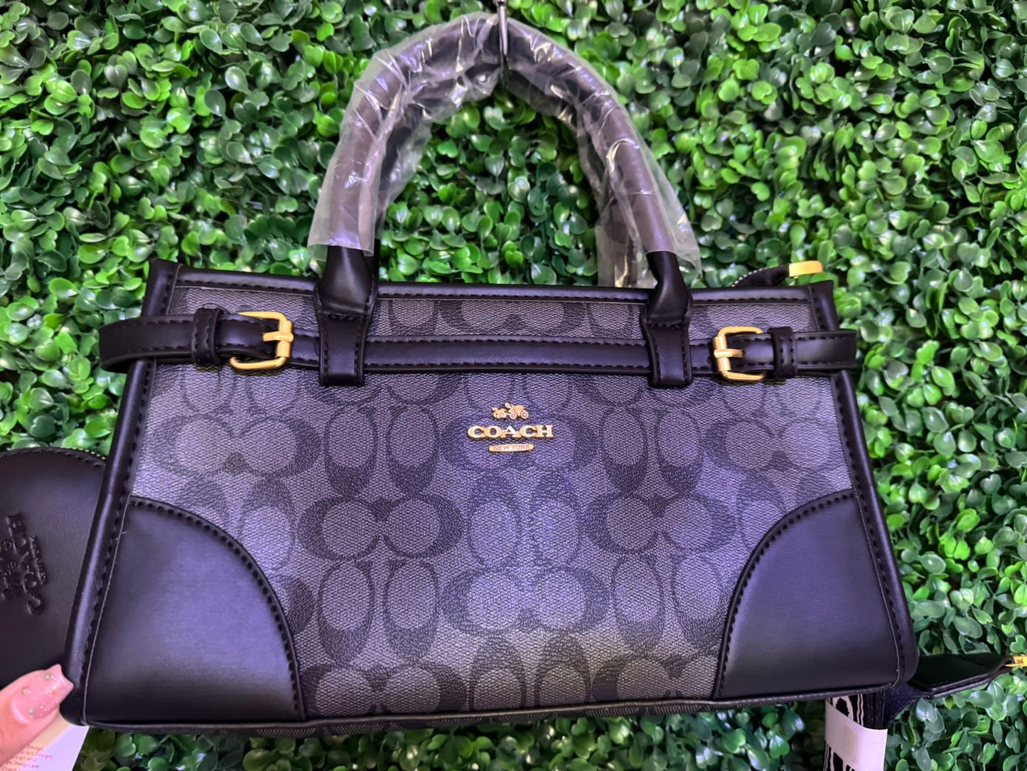 Bolsa de mano Coach Negra