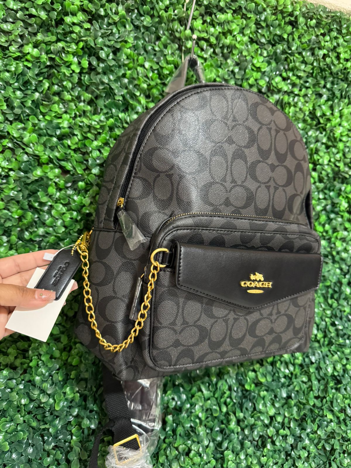 Mochila Coach negro