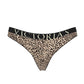 Victoria’s Secret Logo Waist Thong – Leopard Print 🐆🖤