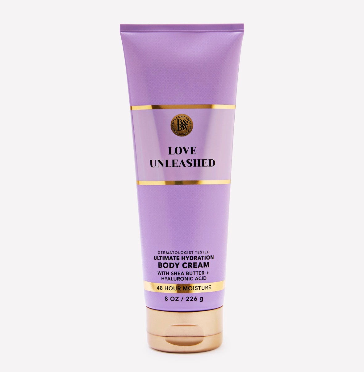 Bath & Body Works Love Unleashed Body Cream 226 g – Crema Corporal con Karité y Ácido Hialurónico