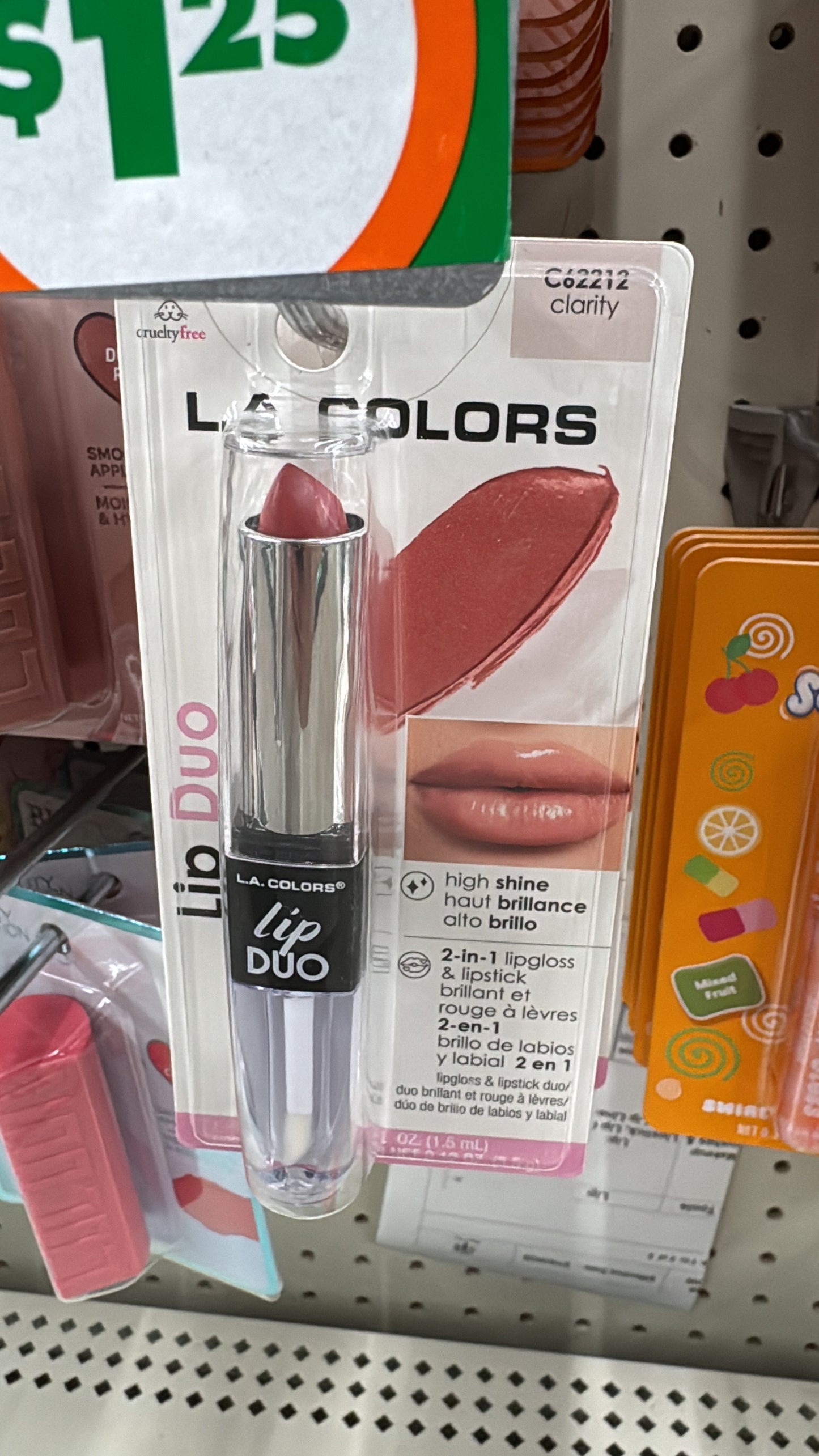 LA COLORS Lip Duo Clarity