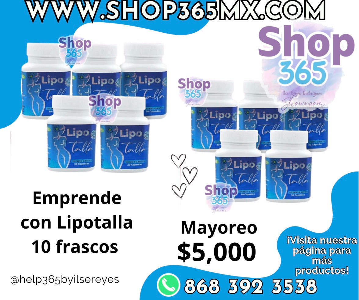 Lipotalla Blue Loss Size Mayoreo 10 piezas