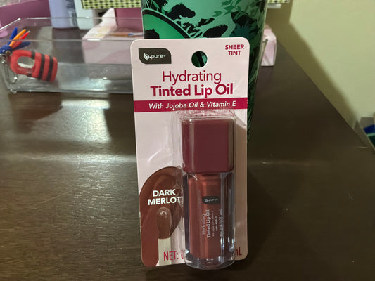 Bpure Hydrating Tinted Lip Oil Dark Merlot