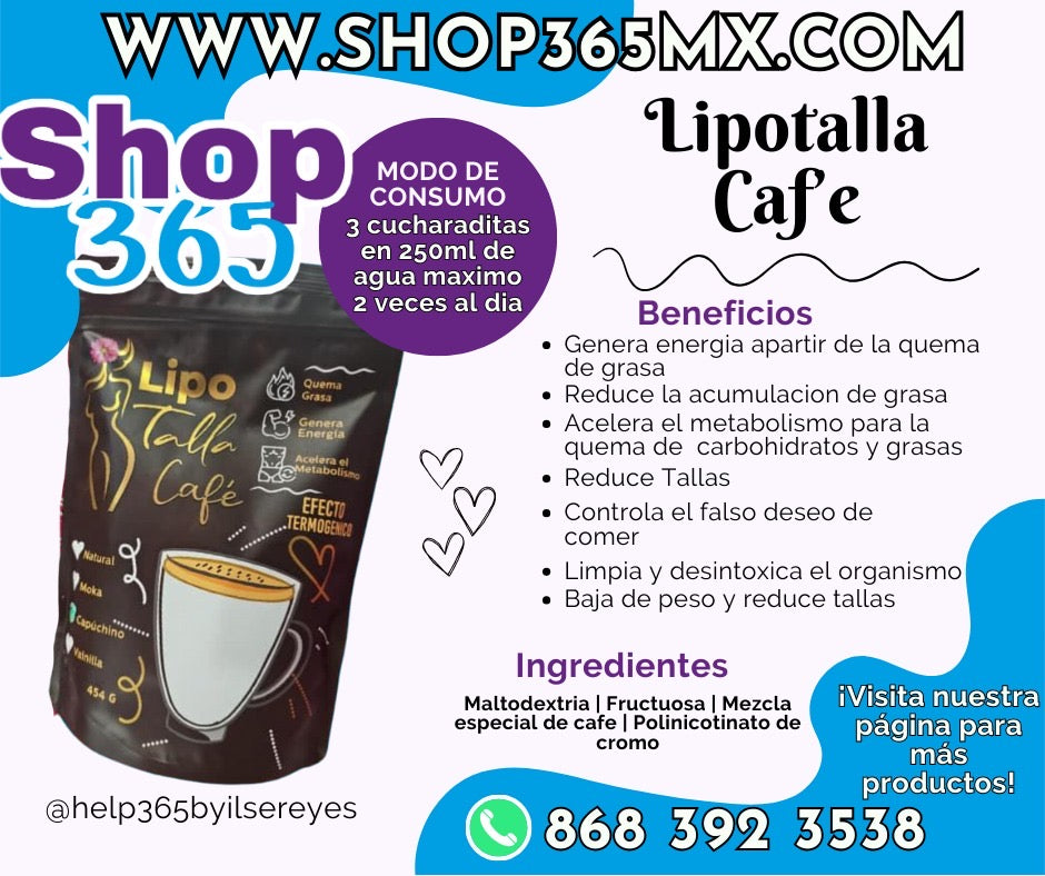 Lipotalla Blue Loss Size más Nigth y Cafe