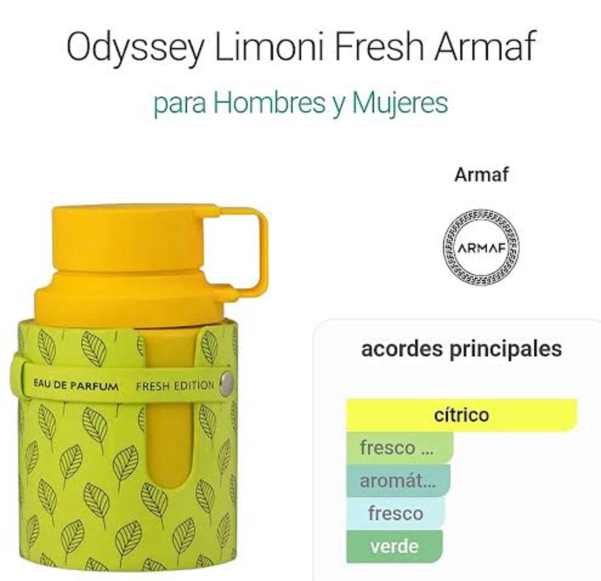 ARMAF ODYSSEY LIMONI U EDP 100ML