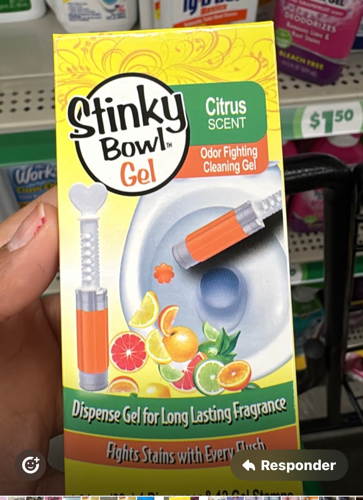 Stinky Bowl Gel Citrus