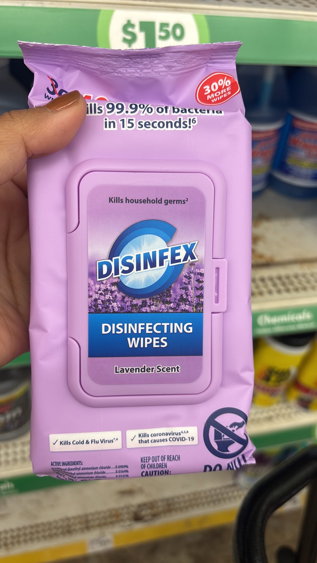 Desinfex Desinfecting wipes Lavender Scent