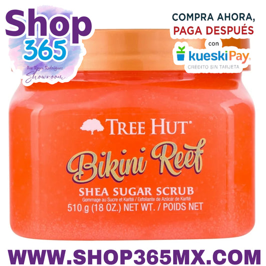 Tree Hut Bikini Karité Cuerpo Exfoliante E Hidratante Exfoliante, 18 oz.