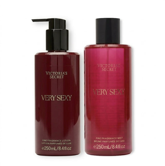 Victorias Secret Very Sexy Fine Fragancia Mist + Body Lotion