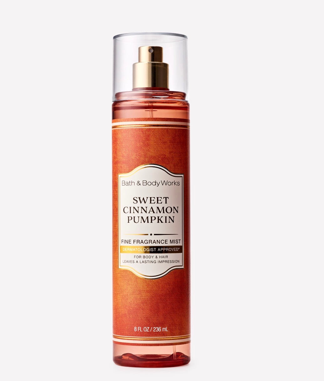 Bath & Body Works Sweet Cinnamon Pumpkin Fine Fragrance Mist 236 ml