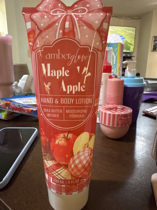 Amber Glow Maple Apple Hand & Body Lotion