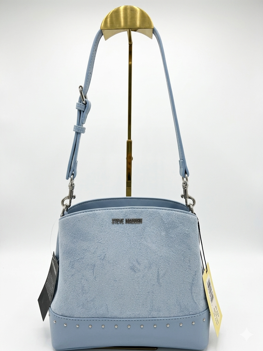 TOTE BAG STEVE MADDEN BLUE BMAIKA HOBO MODELO DR143665