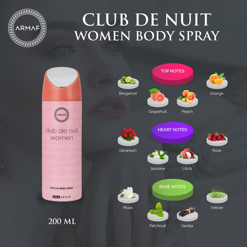 Body Spray Club de Nuit Woman