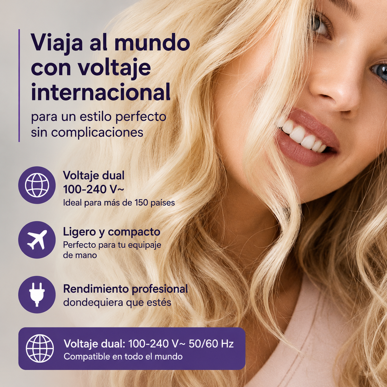 Conair Rizos de Cerámica Doble 1,5 Pulgadas, Oro Rosa, CD703GN