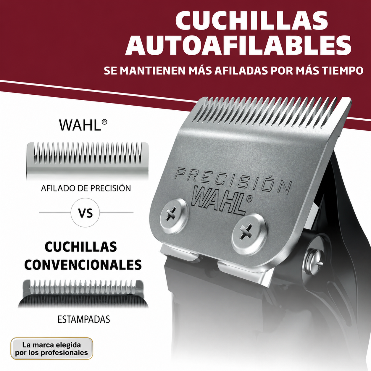 Wahl Chrome Pro , Kit Cortapelos con Cable para Hombre O Mujer, Negro/cromo - 9670-1201