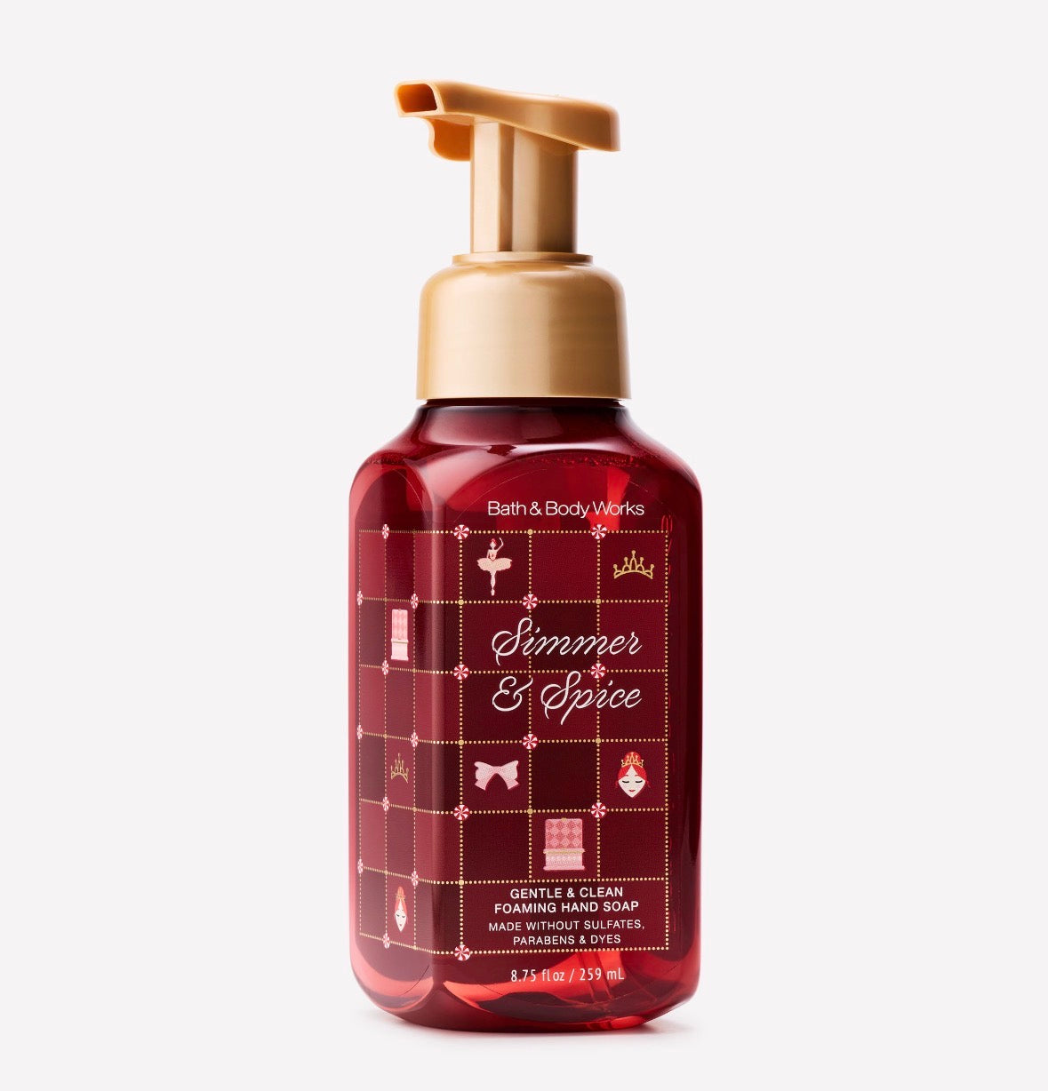🎄 Bath & Body Works Simmer & Spice Jabón de Manos en Espuma 259 ml