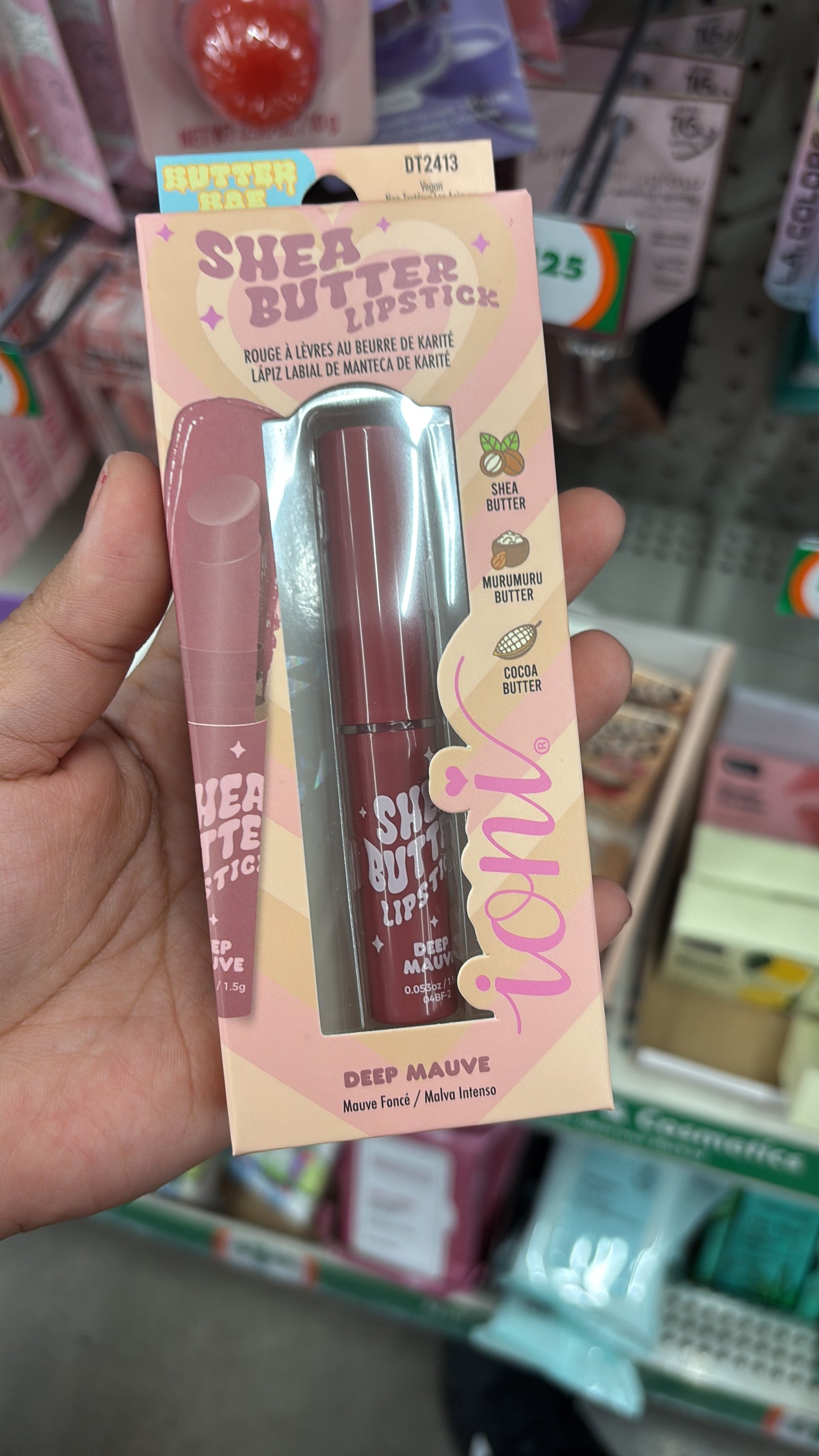 Shea butter lipstick deep mauve