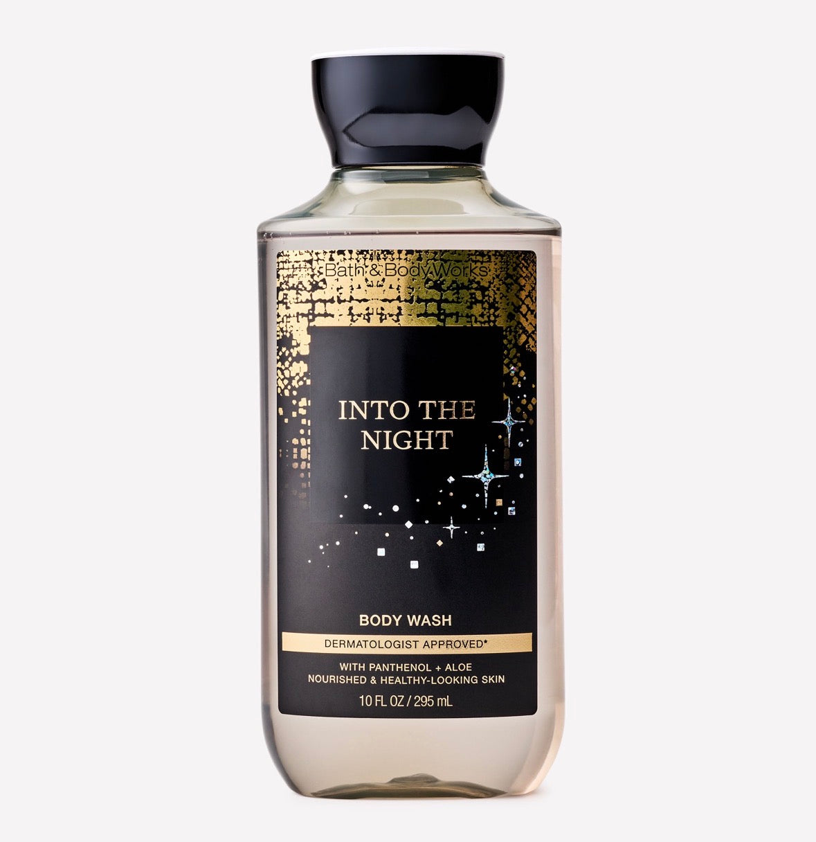 Bath & Body Works Into the Night Body Wash 295 ml – Gel de Baño con Aloe y Pantenol
