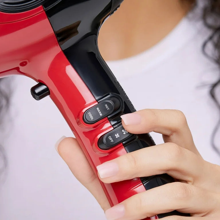 KISS Secadora de Cabello Edición de Peinado de Cerámica Turmalina Profesional de 1875 Watts, 5 Piezas