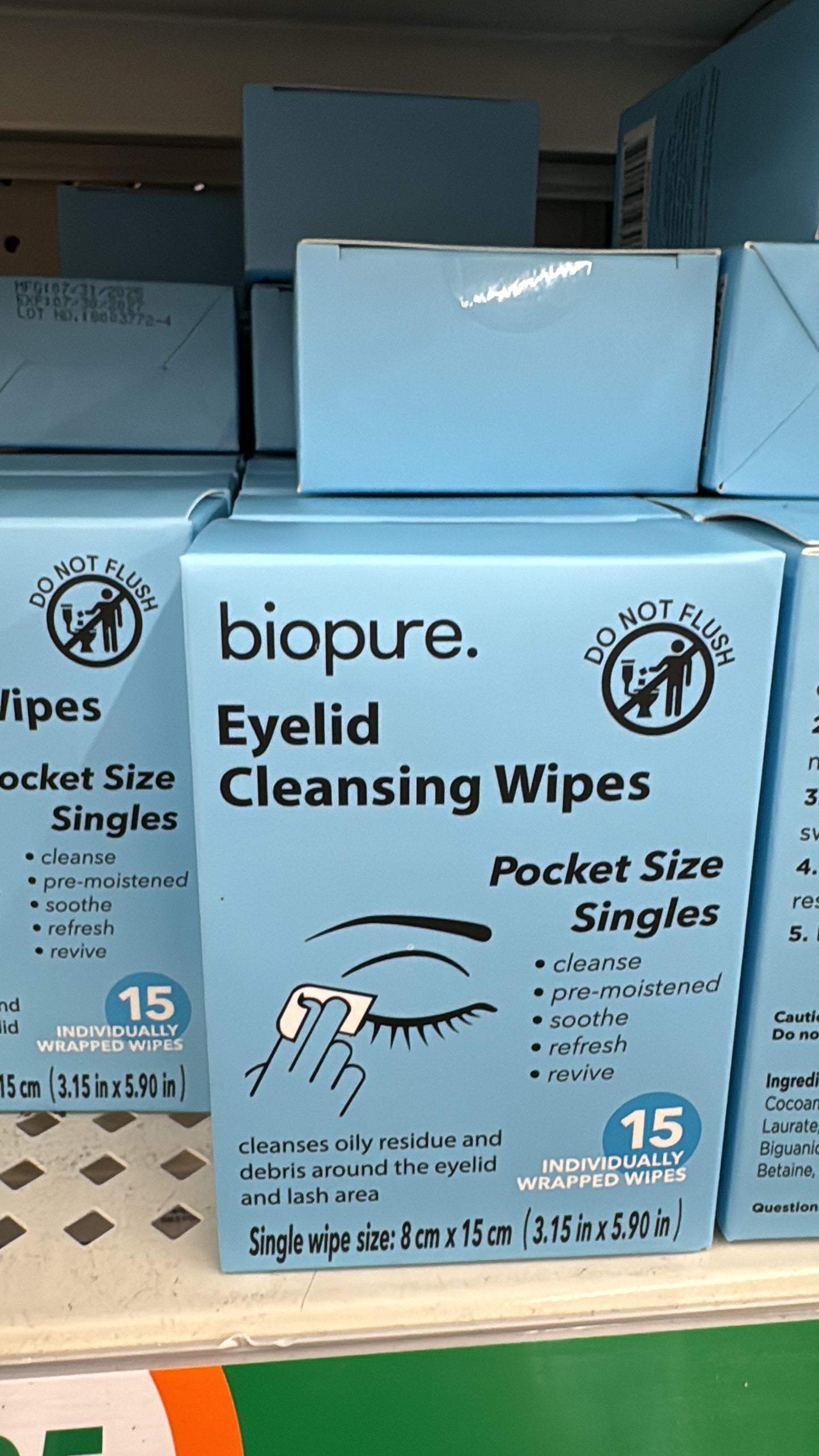 BioPure EyelidCleansing Wipes