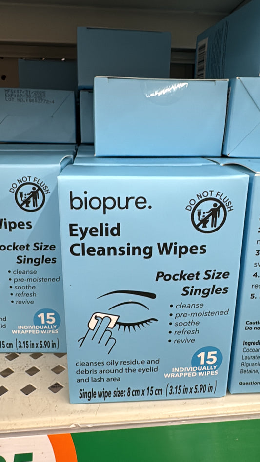 BioPure EyelidCleansing Wipes